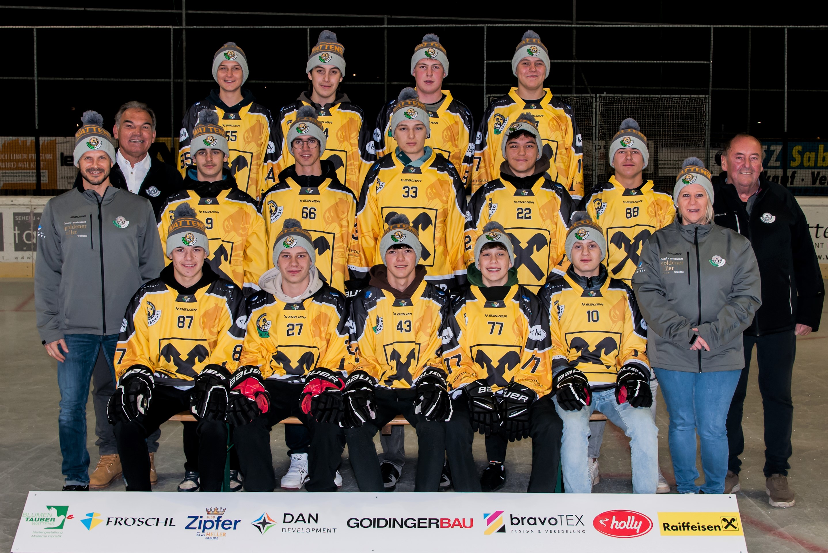 U18- mit Headcoach Martin Mauler