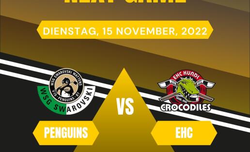 Heimspiel gegen EHC Crocodiles Kundl